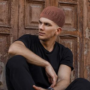 Sombrero para hombre Kufi Cap Beanie Skull Beanie Musulmán <span class=keywords><strong>Africano</strong></span> Sombrero para hombres Mujeres - Product Image 2