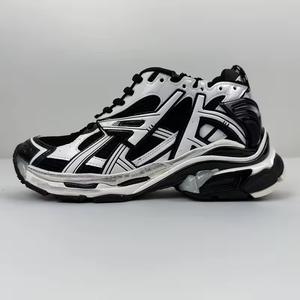 Sneakers de course de qualité supérieure en cuir véritable, sneakers chunky, sneakers décontractées pour la marche, chaussures de créateur tendance, Balenciages - Product Image 5