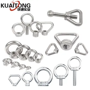 Manufacturer DIN580 Lifting Ring Eye Bolts Stainless Steel Shoulder Type Eye Bolts M12 M16 M20 M24