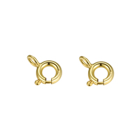 Résultats de fabrication de bijoux bijoux plaqué or 18 carats fermoir à ressort en argent sterling 925
