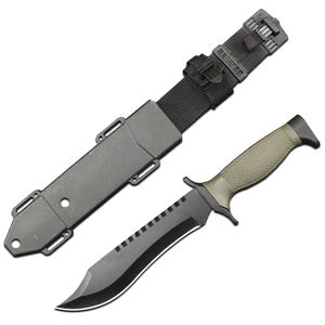 Cuchillo Bowie OEM de Acero Inoxidable con Mango de Plástico, Punta Recta, para Acampar al Aire Libre, Grosor de 3.9mm, para Corte - Product Image 3
