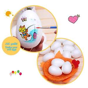 Extra Large Styrofoam <strong>Egg</strong> Big <strong>Polystyrene</strong> <strong>Egg</strong> Foam Food for Kids Creative Toy Party Supplies Wedding Decoration 20CM <strong>Egg</strong>/1PCS - Product Image 3