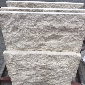 SH STONE Revestimiento de pared natural Chapa de piedra Exterior Interior Seta Superficie Moca Crema Piedra caliza Panel de piedra de pared - Product Image 5