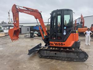 Miniexcavadora Hitachi ZX55u de Alto Rendimiento, Usada, 5 Toneladas, Excavadora de Construcción, Motor, Caja de Cambios y Bomba Originales - Product Image 5