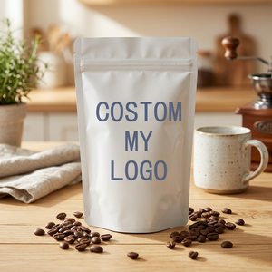 Kundenspezifische Bedruckte Kaffee- und Tee-Verpackungsbeutel aus Kunststoff PE VMPET mit Reißverschluss, Stehbeutel aus Aluminiumfolie und Mylar - Product Image 2