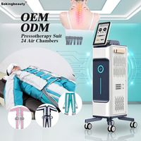 Machine de pressothérapie à compression d'air 24 points populaire pour la réduction de la cellulite et le drainage lymphatique – Appareil de beauté pour centre de bien-être
