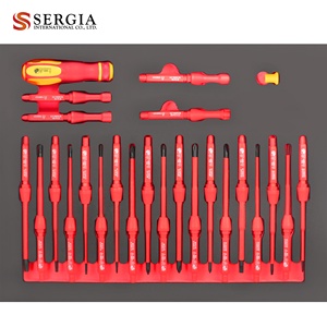 Taiwan 41 pièces VDE 1000V Jeu d'outils isolés comprenant tournevis, douilles et clés pour armoire 20739498 - Product Image 4