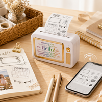Impresora Xprinter con Panel Frontal Personalizable, Mini Impresora Portátil para Crear Pegatinas Personalizadas