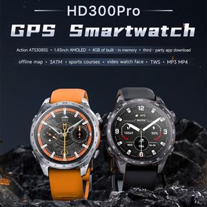 Reloj Inteligente ERON Amoled HD300Pro con GPS, Mapa Fuera de Línea, Linterna, 4GB de Almacenamiento, Resistente al Agua 3ATM, Reloj Deportivo para Hombre - Product Image 2