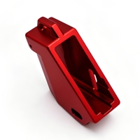 Carcasa de Aluminio Anodizado Mecanizado por CNC Personalizada, Cubierta de Aluminio de Precisión para Equipos Electrónicos
