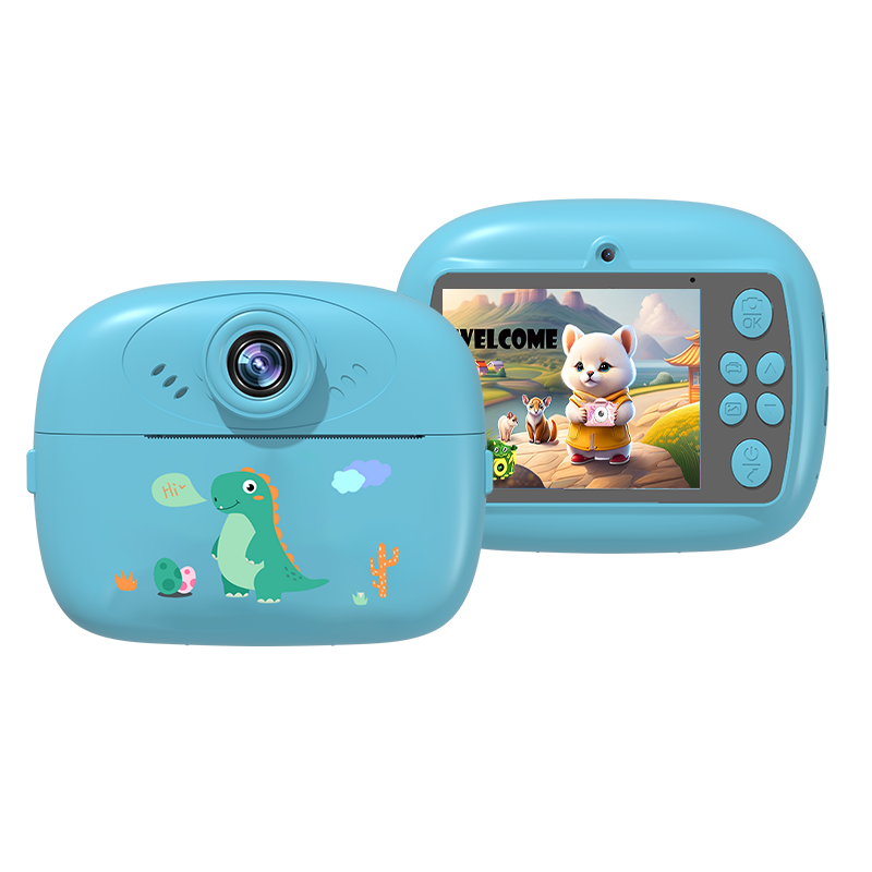 blue little dinosaur