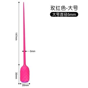 Vibromasseur électrique en silicone en forme d'œil de cheval, diamètre 5 mm, rechargeable par USB, pour adultes - Product Image 2