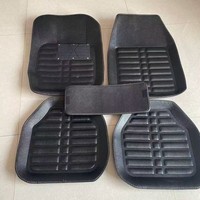 Tapis de sol de voiture universels antidérapants entièrement enveloppants sans logo, ajustement standard pour les modèles neufs et anciens