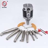 Kit de 8 têtes de micro-alésage BT40 NBH2084 pour machine de fraisage CNC