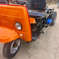 Camion benne diesel 3 roues spécifique à l'exploitation minière, capacité 3000 kg, mini-tricycle basculant à démarrage électrique pour un transport fiable dans les mines