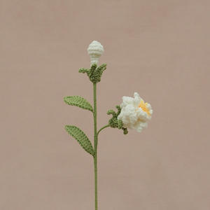 Flor <span class=keywords><strong>de</strong></span> imitación hecha a mano <span class=keywords><strong>de</strong></span> gama alta Flores <span class=keywords><strong>de</strong></span> jazmín <span class=keywords><strong>de</strong></span> <span class=keywords><strong>ganchillo</strong></span> <span class=keywords><strong>de</strong></span> lana tejidas artificiales - Product Image 6