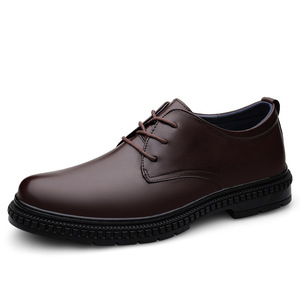 Zapatos de Vestir de Cuero Estilo Británico para Hombre, Talla Grande 2026, de Piel Vacuna con Cordones - Product Image 5