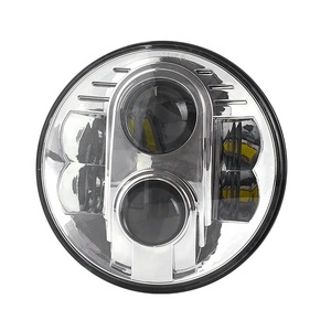 ไฟหน้า LED ทรงกลม Emark ขนาด 7 นิ้ว 48W ไฟสูง-ต่ำ สำหรับรถจี๊ปแรงเลอร์ TJ JK แลนด์โรเวอร์ ดีเฟนเดอร์ ฮัมเมอร์ H1 <span class=keywords><strong>H2</strong></span> - Product Image 2