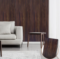 Panneau mural cannelé PS imperméable décoratif pour l'intérieur