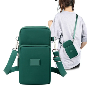 Factory Wholesale Minimalist Cross Body Mobile <strong>Phone</strong> <strong>Bag</strong> Custom Nylon Multi-Function Sports Gym Arm <strong>Bag</strong> Durable Message <strong>Bag</strong> - Product Image 2