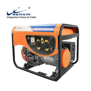 Petit générateur à essence 3 5 8 10 Kw monophasé triphasé portable pour usage domestique et commercial, moteur refroidi par air - Product Image 2