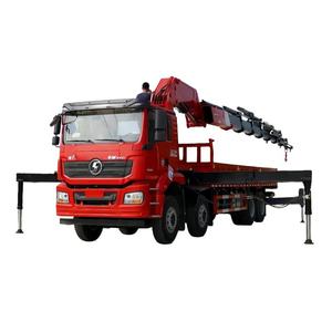 Truk Shacman 20 Ton dengan Crane Knuckle Boom 16 Ton 8x4, Truk Crane Lengan Lipat untuk Dijual - Product Image 1