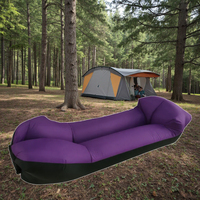 Matelas pneumatique gonflable pour le camping en plein air, coussin triangulaire gonflable, chaise longue gonflable de plage