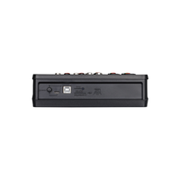 Mini-Mischpult 4-Kanal Kleines Mischpult DJ-Mixer mit 48V Phantomspeisung