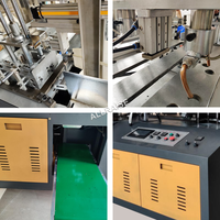 Machine de fabrication de boîtes à snack en papier kraft en forme de bateau, à revêtement PE monocouche, pour plats à emporter et repas rapides