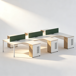 Modern Workstation Desk Office Furniture 2 4 6 Person <strong>Work</strong> Station Desk Cubicle Workstation <strong>Table</strong> <strong>for</strong> Office Room - Product Image 2