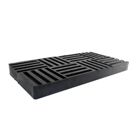 Gummi dämpfer Anti-Vibrations-Isolation puffer Quadrat Stoßdämpfer-Gummi pad für Klimaanlage Anti-Vibrations-Gummi pads