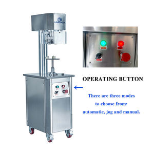 アルミ・プラスチック・ブリキ・金属・鉄缶用半自動リングプル式プラスチック食品容器シーラー - Product Image 2