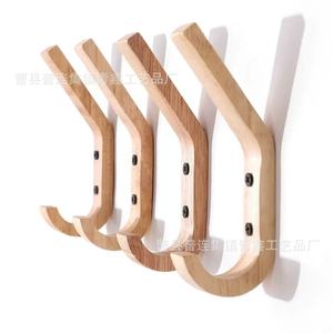 Wooden <b>Wall</b> <b>Hooks</b> For Entryway Home Clothing Hat Storage Easy Install <b>Wall</b> Mounted Type - Product Image 1