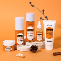 Ensembles de Soins Anti-Âge au Curcuma Biologique Formule Coréenne Marque Blanche pour la Beauté Herbale