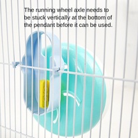 Petites fournitures pour hamsters : Roue de course, balle de course, pendentif sportif, jouet de cage pour hamster Golden Bear, accessoires de décoration de cage