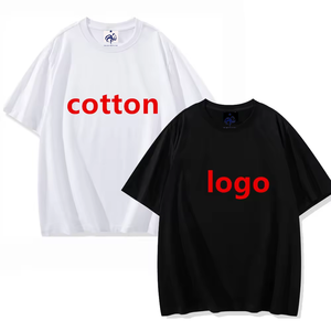 Camiseta de algodón para hombre en blanco al por mayor personalizar logotipo impreso hombres sublimación cuello redondo Camiseta de algodón camisetas personalizadas para hombres - Product Image 1
