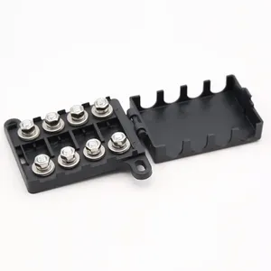 4 Way Position Circuit Mount Inline Fuse Block Power Distribution Unit Box Bus Bar AMI MIDI Fuse Holder