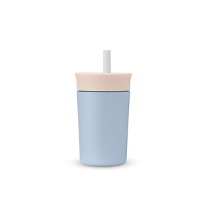 12 Oz <b>Kids</b> Insulation Stainless Steel Tumbler With Spill Resistant Flexible Straw Easy To Clean <b>Kids</b> Water Bottle - Product Image 1
