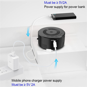 2025新款迷你家用投影仪，适用于手机，可同时在同屏上投影，黑白 - Product Image 2