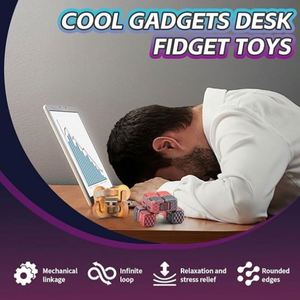 Study Break <b>Plastic</b> Fidget Toys-Sensory Focus Tools for Anxiety Relief Portable for Classroom & Home Use Compact <b>Pockets</b> - Product Image 4