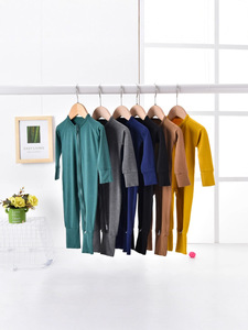 Combinaison en fibre de bambou personnalisée pour nouveau-nés et tout-petits, vêtements d'été pour la climatisation, fermeture éclair, <span class=keywords><strong>pyjama</strong></span> pour tout-petits - Product Image 5