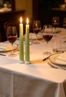 Bougies LED vertes sans flamme, à piles, scintillantes, longues, pour la décoration de Noël, de mariages et de fêtes à la maison