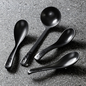 Cucharas de melamina Xiangyuan, cucharas de sopa de imitación de porcelana para restaurantes comerciales/restaurantes/restaurantes de hot pot. - Product Image 1