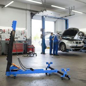 Système de réparation de châssis de voiture économique pour la réparation de collisions, avec débossonneuse de carrosserie industrielle et kit de débosselage - Product Image 1