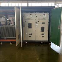 Autotransformador Sumergido en Aceite Monofásico/Trifásico Multivoltaje 50/60Hz SHENG HUA YB, Entrada 11kV, Salida 400V, Prefabricado Compacto