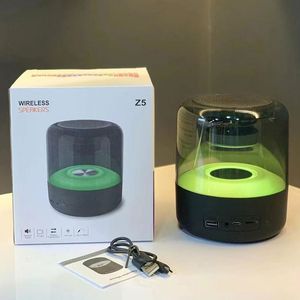 Newest Z5 <b>Wireless</b> Speaker with Built-in Mic Handsfree Dazzling Crack Colorful LED 5.0 HD Sound - Product Image 3