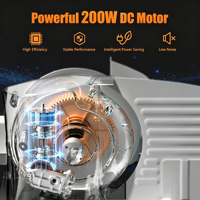 Trancheuse électrique 200W pour viande congelée, automatique, pour viande chinoise ultra-fine et bœuf séché, portable, 1mm 8mm