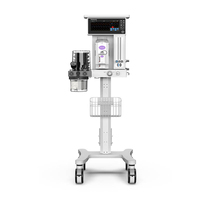 Poste d'anesthésie vétérinaire mobile RF-A200T Vetcare avec moniteur pour clinique vétérinaire et hôpital animalier