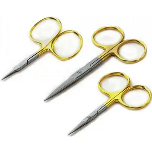 Ножницы для подвязки нахлыстом, инструменты для вязания мушек, рыболовные ножницы из нержавеющей стали
