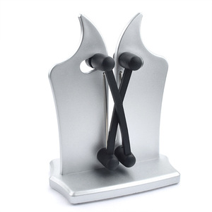 Afilador de Cuchillos Multifuncional con Esmeril para Afilado Rápido de Grano Fino/Groso, Especializado para Tijeras y Cuchillos de Cocina - Product Image 4